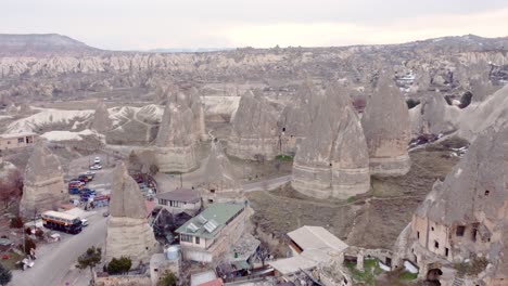 panoramic view of goreme, cappadocia, turkey