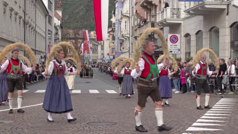 brass band bad goisern at the annual grape festival, meran - merano, south tyrol, italy (part 3 of 4)