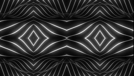 patrón geométrico de neón abstracto