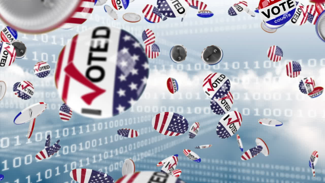 투표 핀과 바이너리 코드