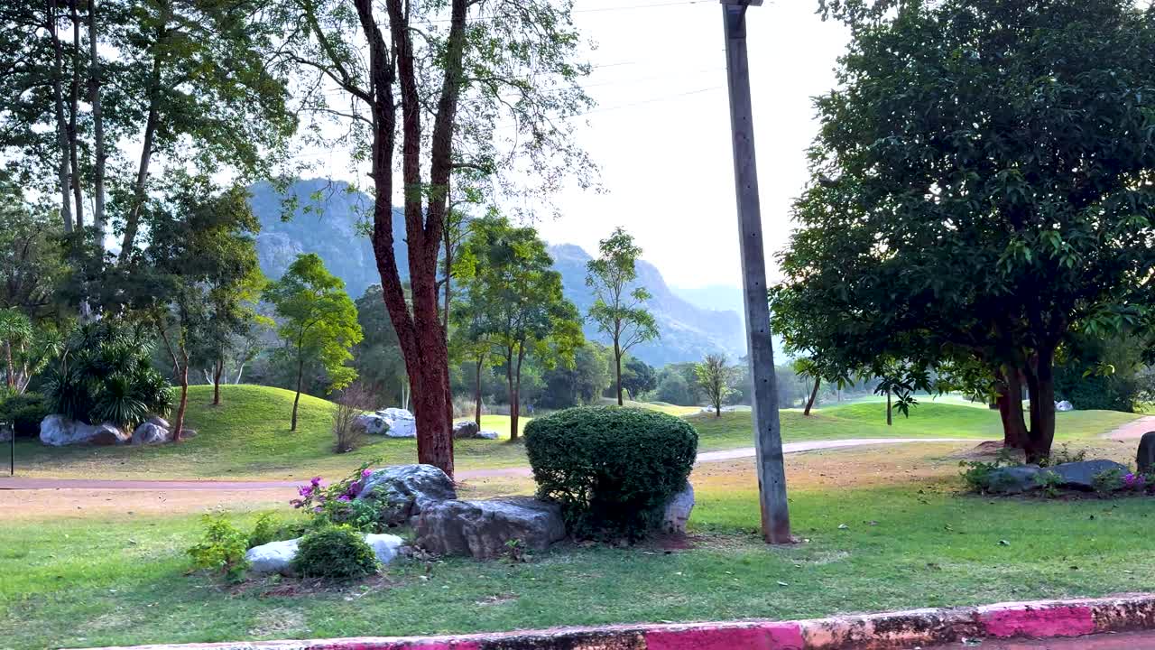 vista panorámica del campo de golf