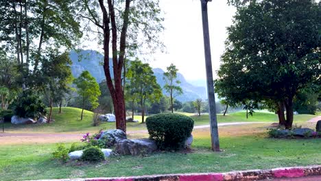 vista panorámica del campo de golf