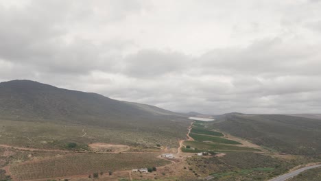 Vista-Aérea-De-Cederberg,-Ciudad-Del-Cabo,-Sudáfrica