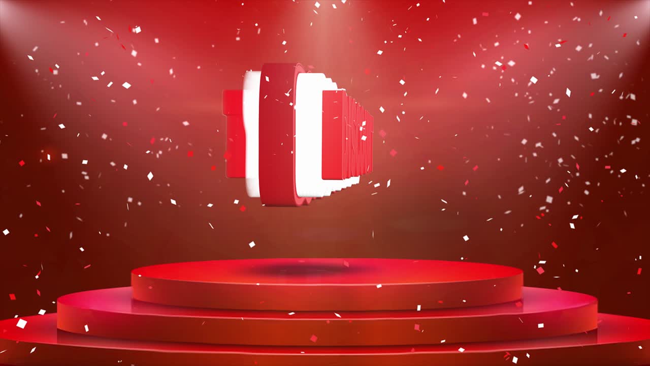 빨간색 할인 프로모션 포스터