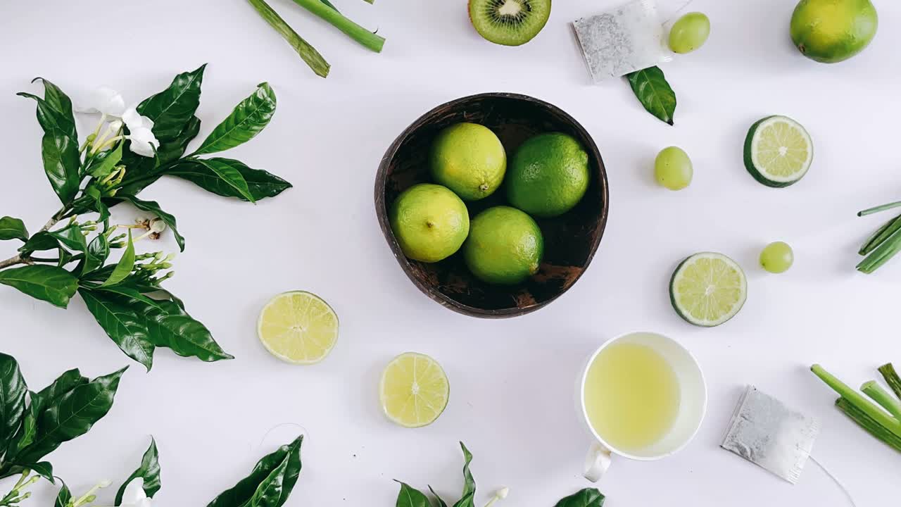 Healthy Green Food Arrangement