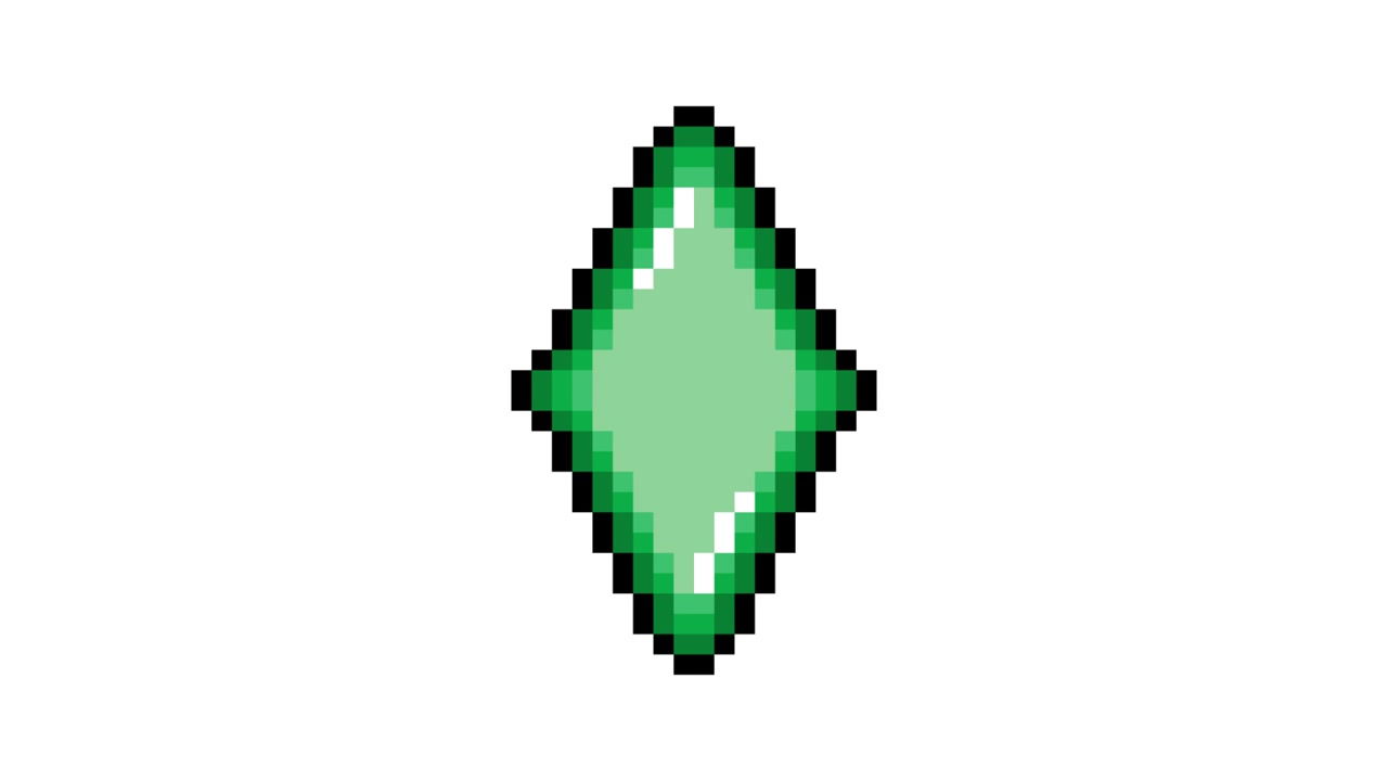 Pixel Art Pop-up Ikon Animation med diamant (5).mov