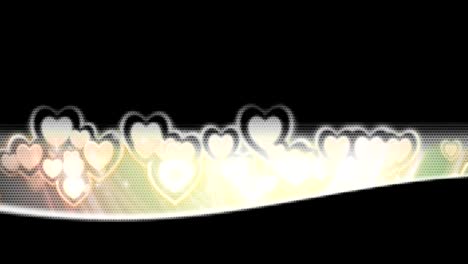 fondo de movimiento animado generado por computadora para bodas