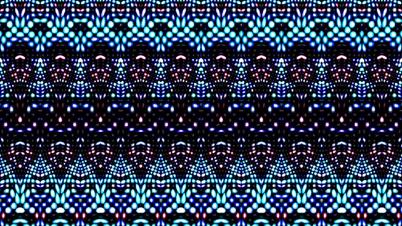 line wave motion, colorful, on a black background