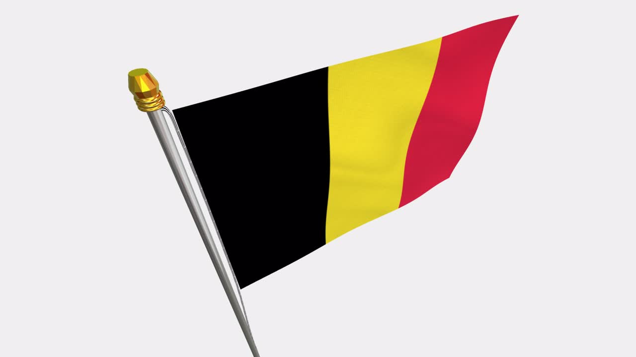 벨기에 발이 바람에 날아다니는 4k 슬로모션 비디오