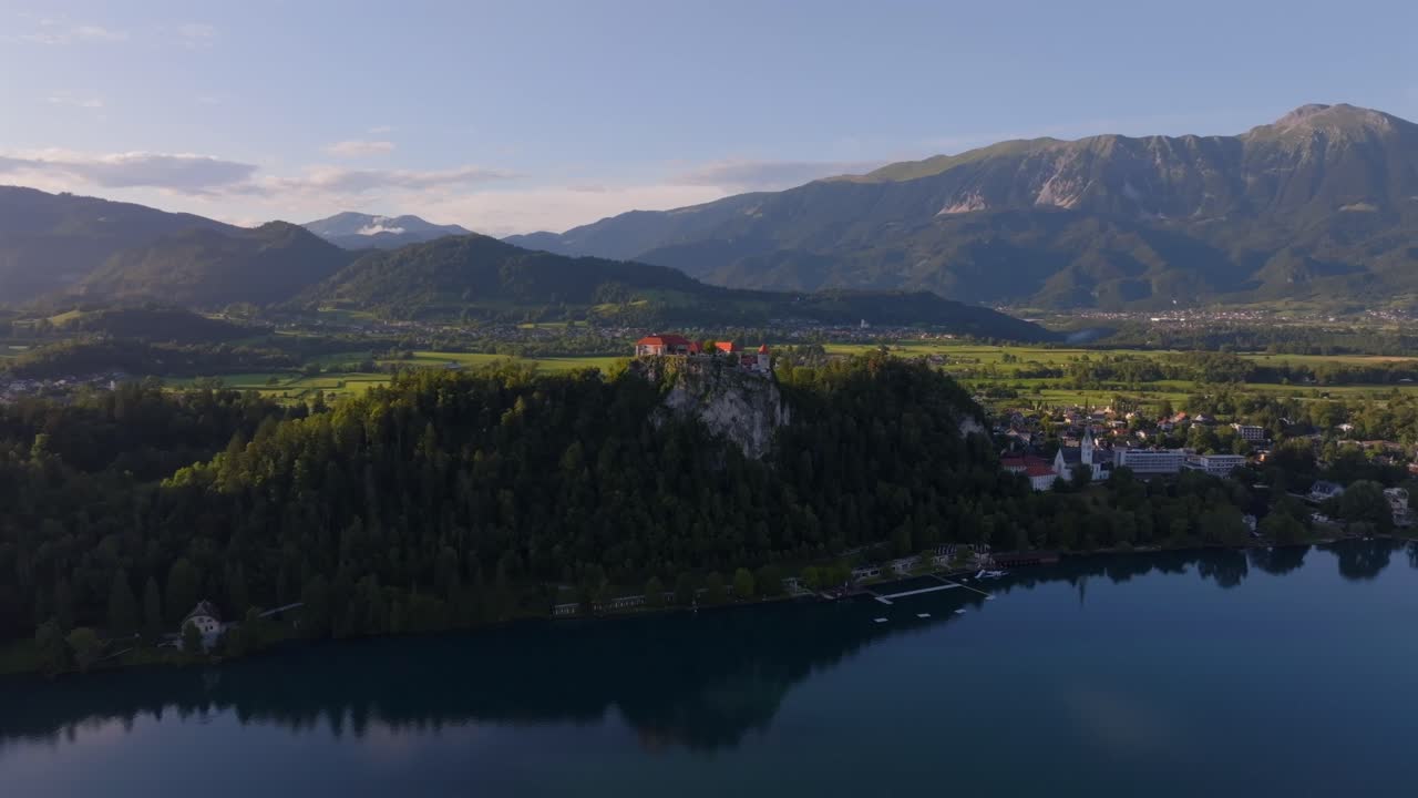 Video con drone da Bled, Slovenia