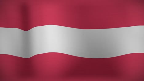 animation of waving flag of austria