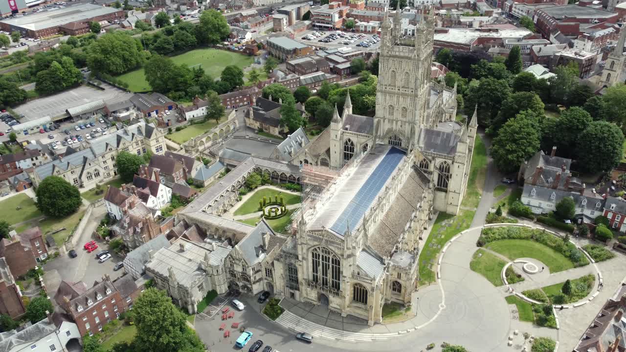 Aerial View of Worcester Cathedral