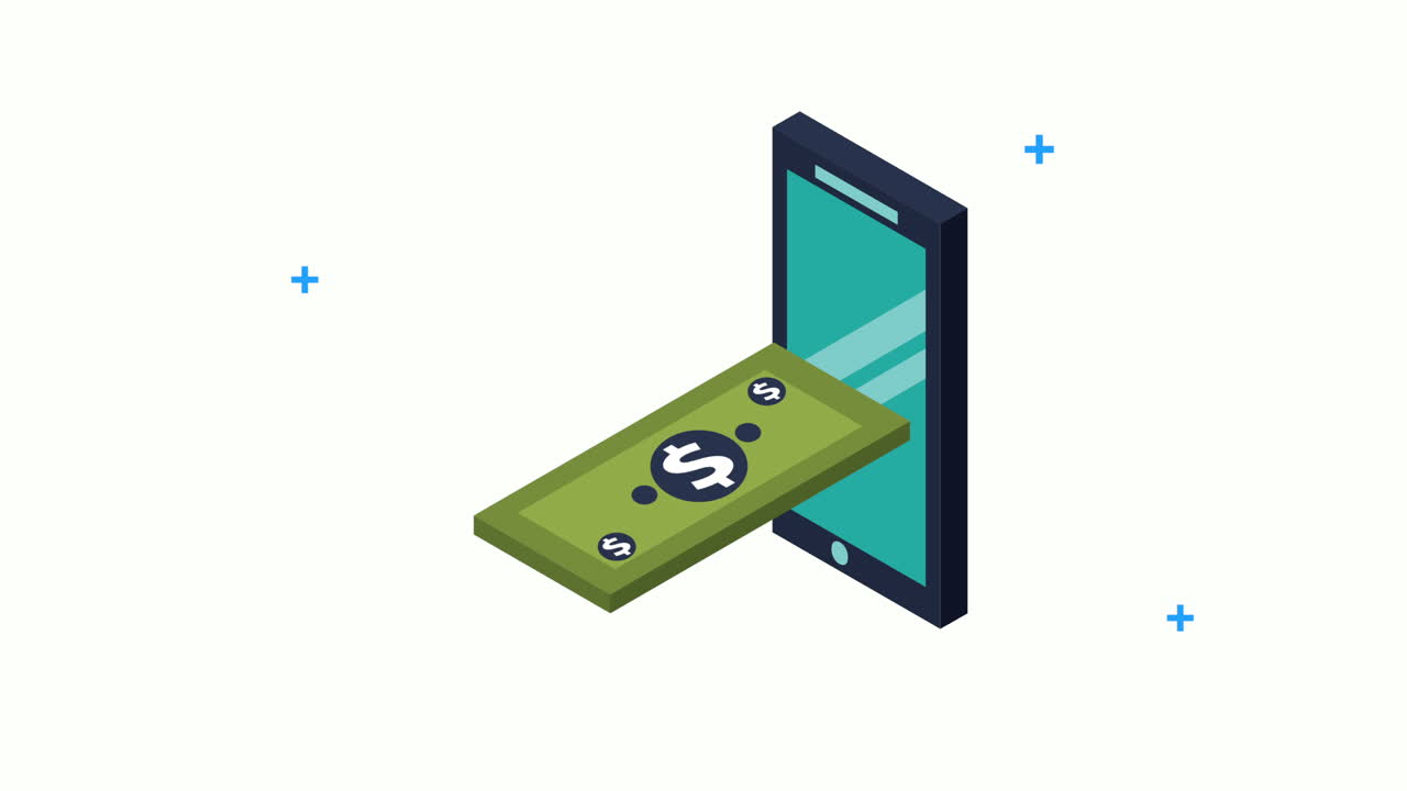 ebusiness commercial teachnology with smartphone