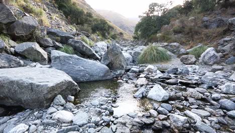 River-and-mountains-at-sunrise-in-Merlo,-San-Luis,-Argentina