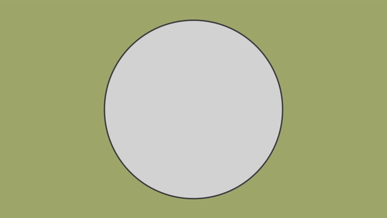 올리브 녹색 배경 에 있는 원