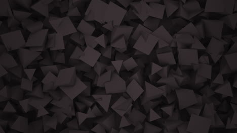 motion dark black geometric shapes abstract background 3