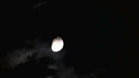 moon on a cloudy night, moving clouds and full moon, moon and clouds at night,