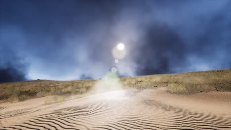 erg chebbi dunes in the sahara desert