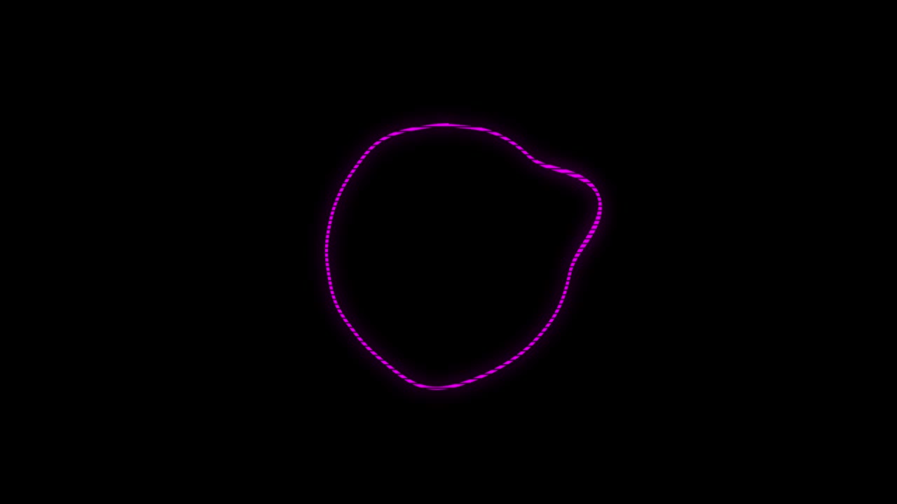 círculo de espectro de audio visualizador de audio gráficos de movimiento