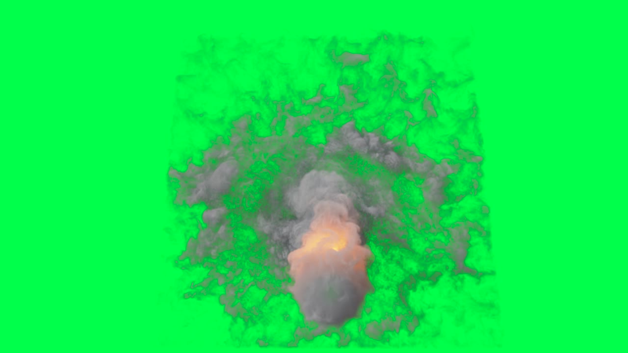 Explosion Green Screen Effect