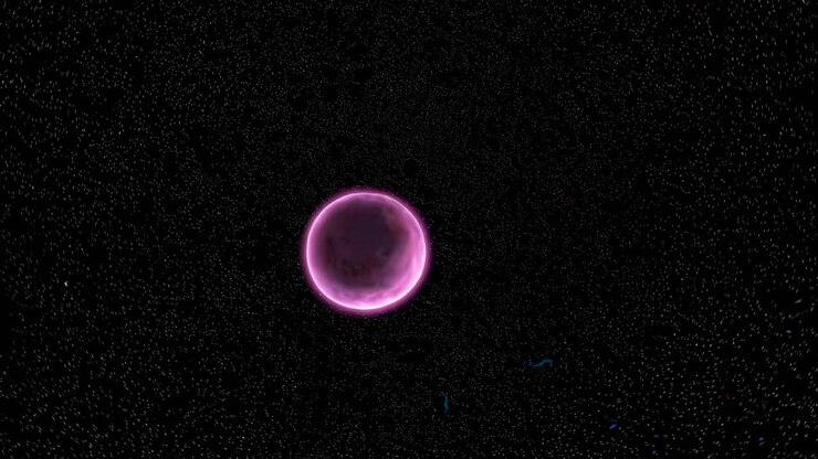 Abstrakti kosminen nebula