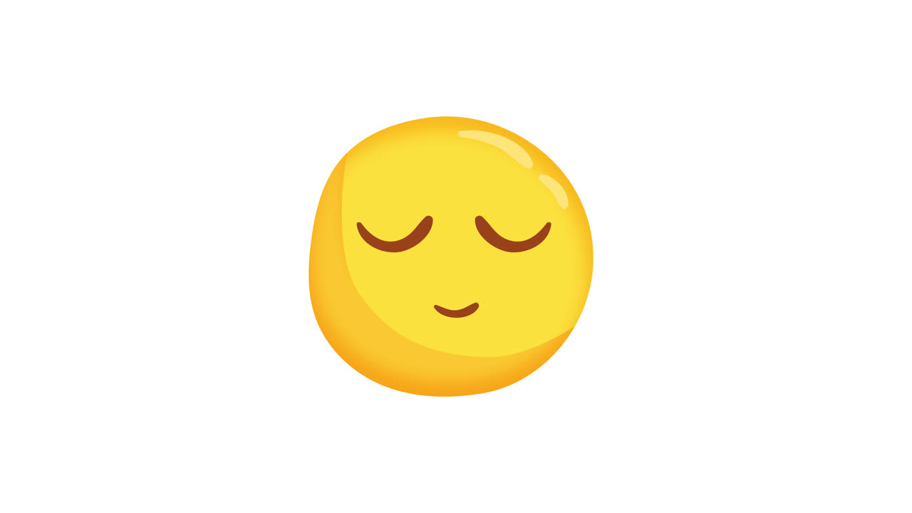 cara sonriente con los ojos cerrados emoji