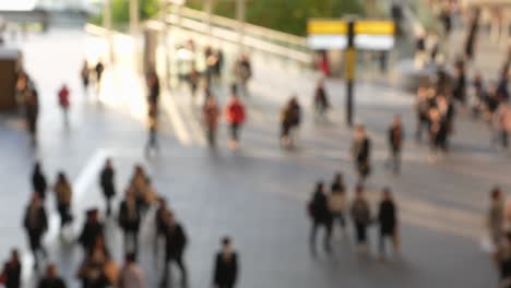 blur people walking on street urban city lifestyle