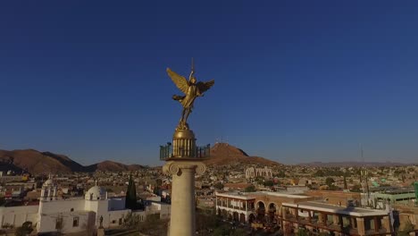 Angel-De-La-Libertad,-Monumento-En-Chihuahua-En-Honor-A-Hidalgo