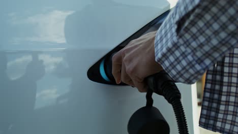 carga de un vehículo eléctrico