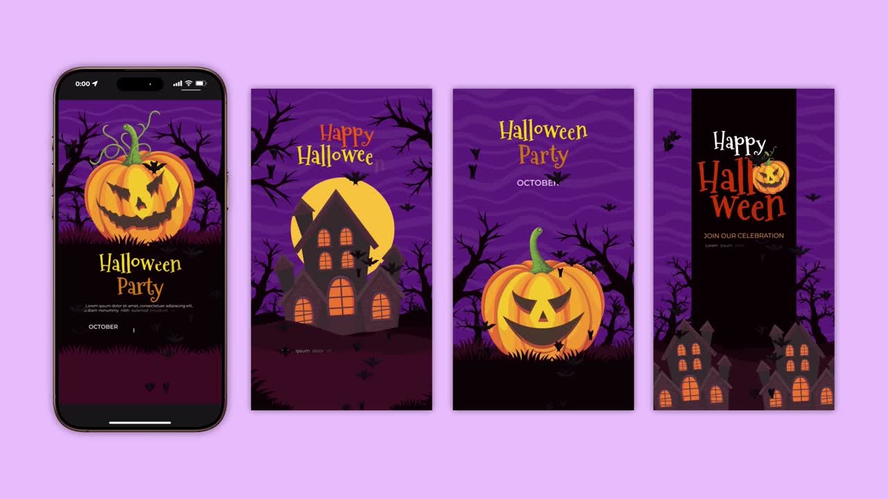 Halloween Party Invitation Designs