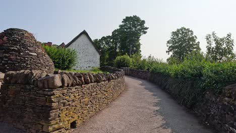 picturesque english village scene