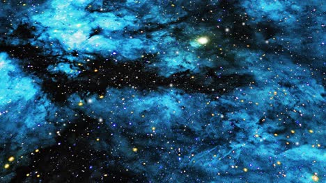 the surface of the blue nebula cloud in the universe