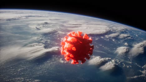 coronavirus covid-19 en la órbita de la tierra
