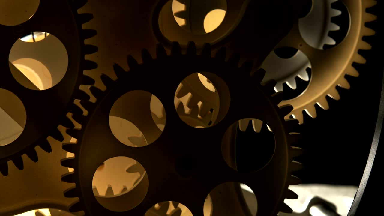 engranajes mecánicos de reloj