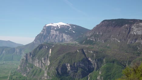 fai della paganella, trentino, italy on a sunny day