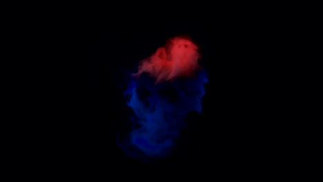 colorful smoke envelops a sphere.