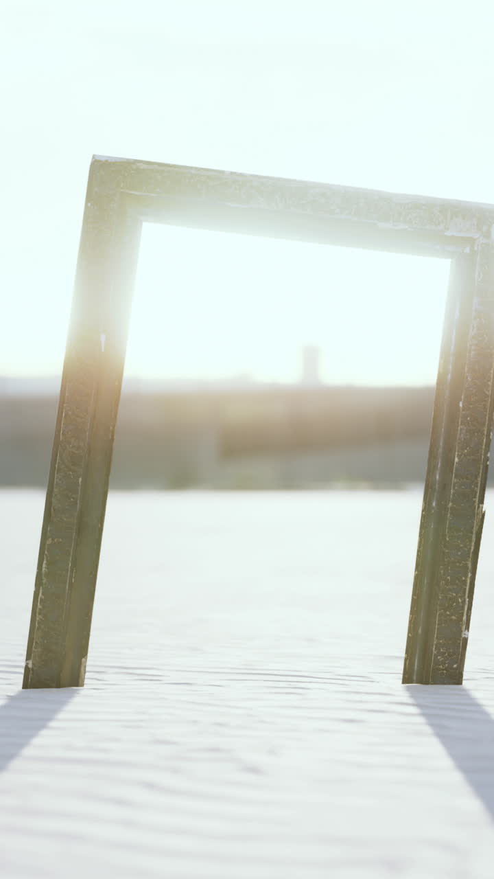 사막의 빈티지 프레임