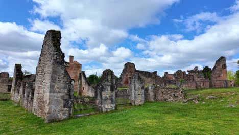 ruins of oradour-sur-glane in france