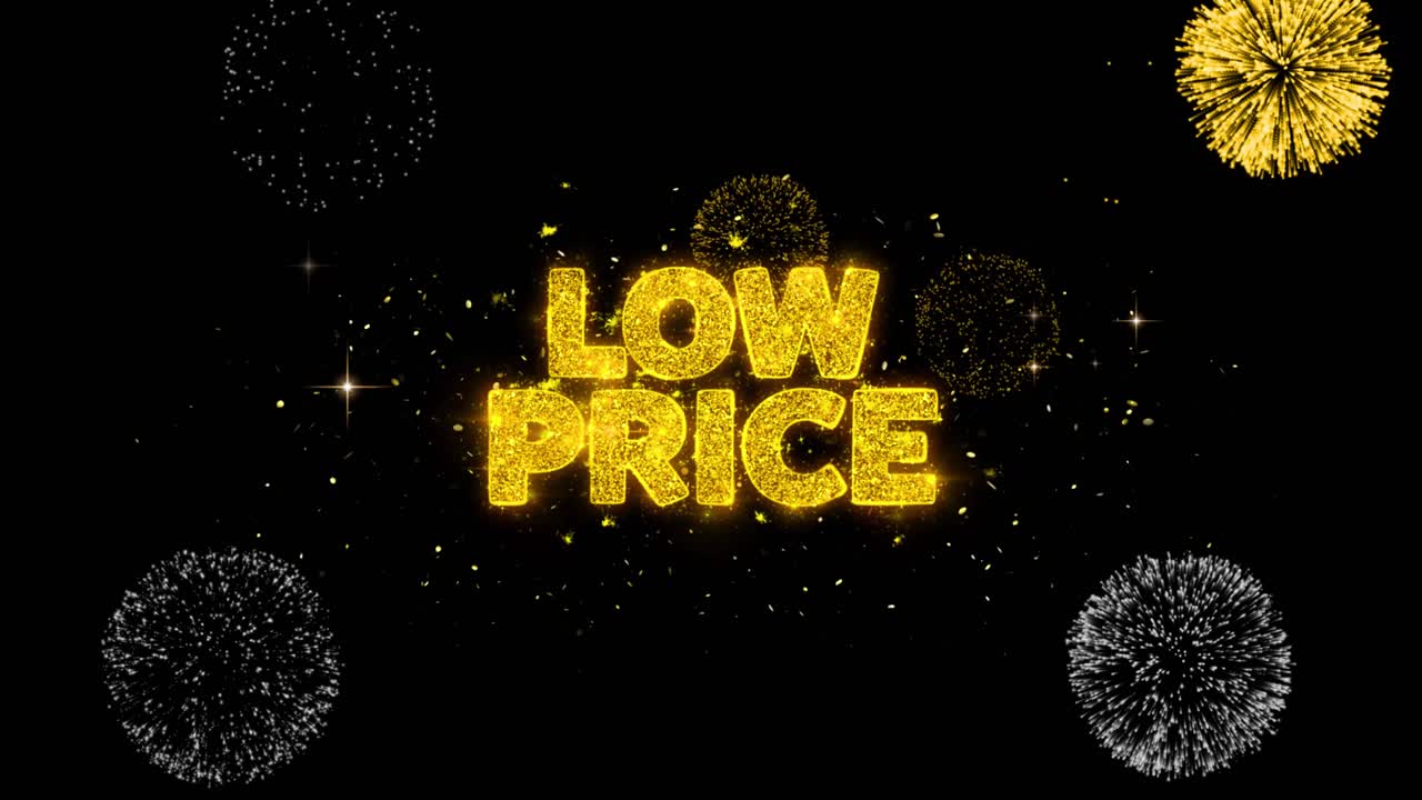 Low Price Promotion with Fireworks