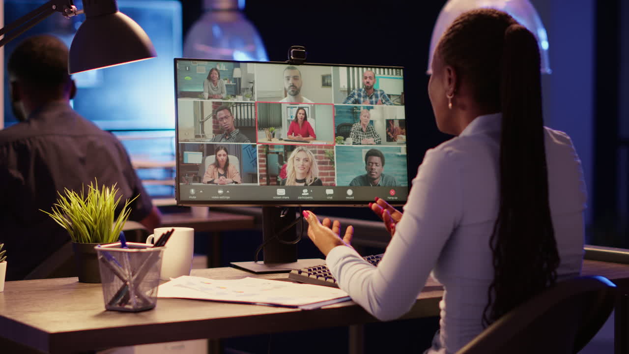 Online Video Conference Meeting