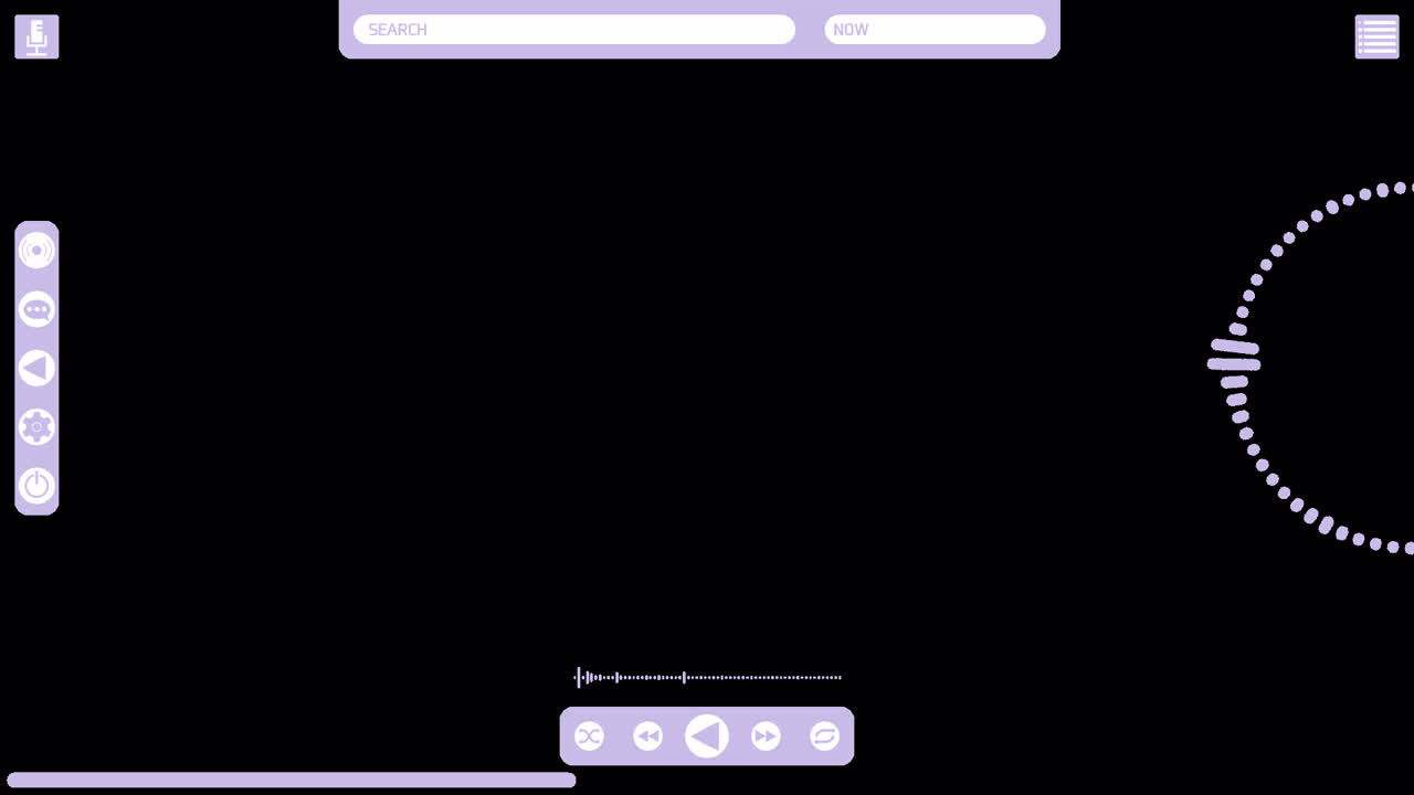 오디오 플레이어 애니메이션 오버레이 1080p - 30fps - 알파 채널 (3)