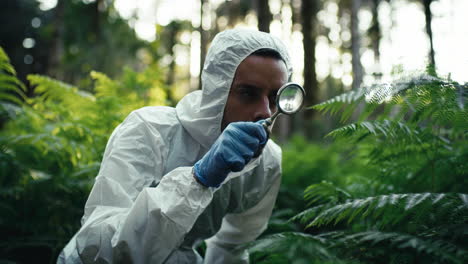 biologist in the mountains