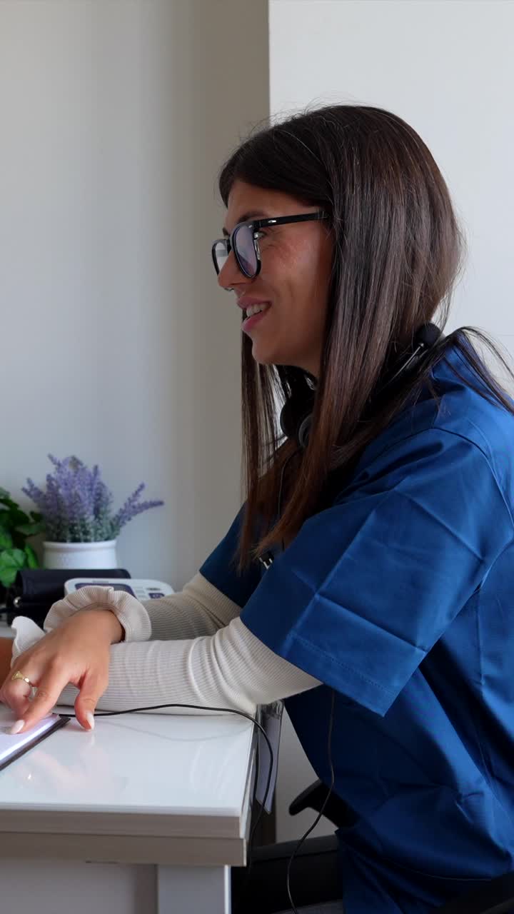 Doctor Consulting with Patient in Office