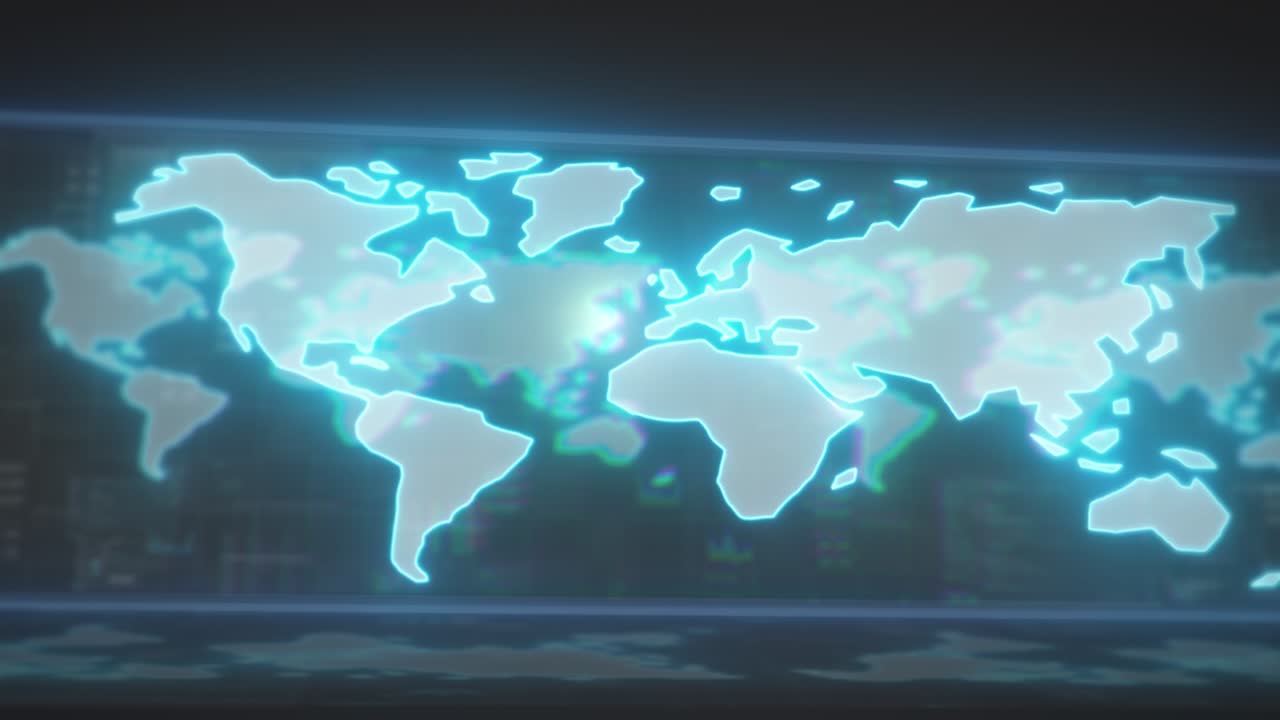 análisis de pantalla visión general del mapa del mundo