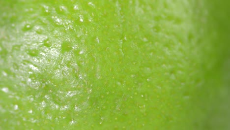 the peel of ripe lime slowly rotating.