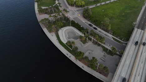public skatepark in downtown Bradenton, Florida, located right off of the beautiful Manatee River