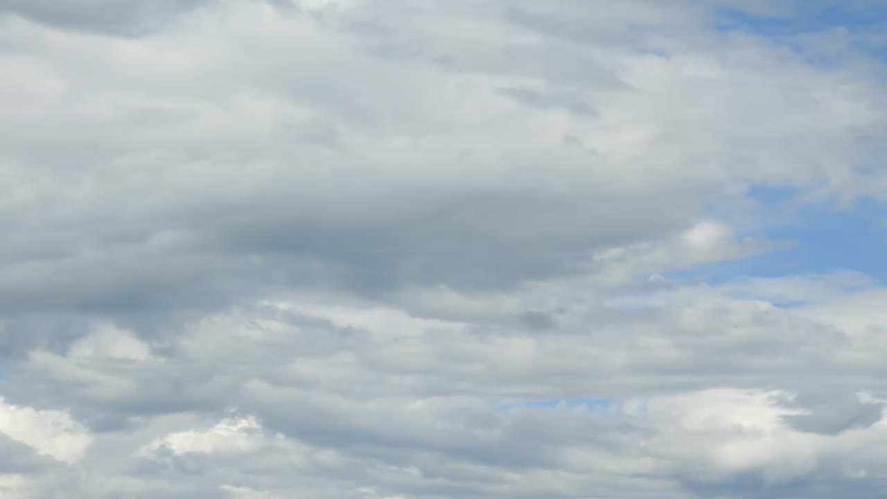 Clouds time lapse, beautiful blue sky with clouds
