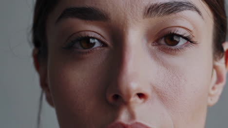 retrato en primer plano de una mujer