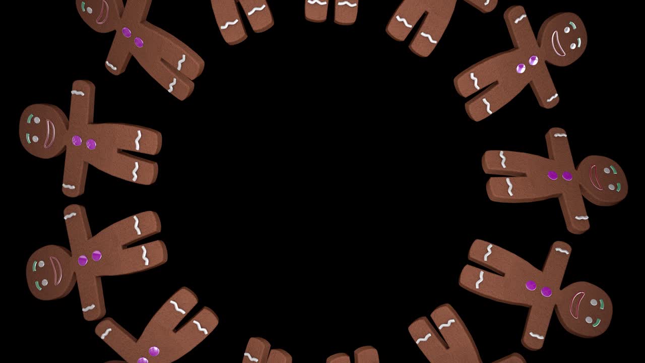 진저브레드 맨 서클 (gingerbread men circle) 은 고립된 비디오 루프입니다.