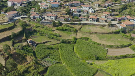 village in the middle of a hill